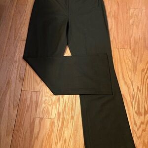 Women’s RALPH LAUREN Black Label  Wool Stretch Pants  - Olive Green 12